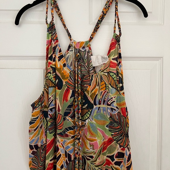 Tropical Print Maxi Dress - Picture 3 of 4